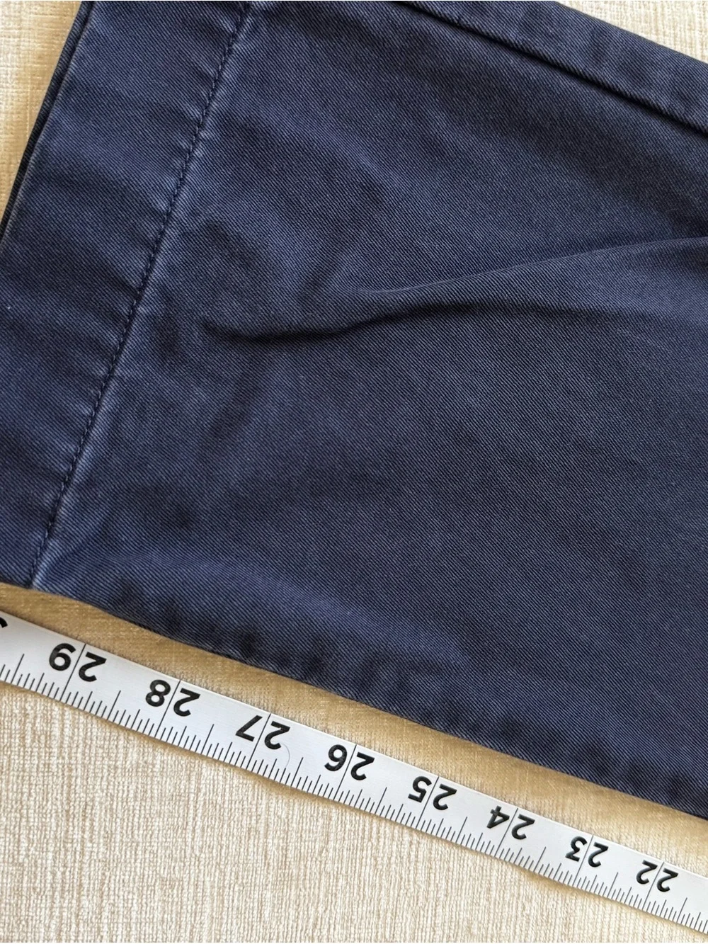 J. Crew 33x32 Navy Blue Chino Pants